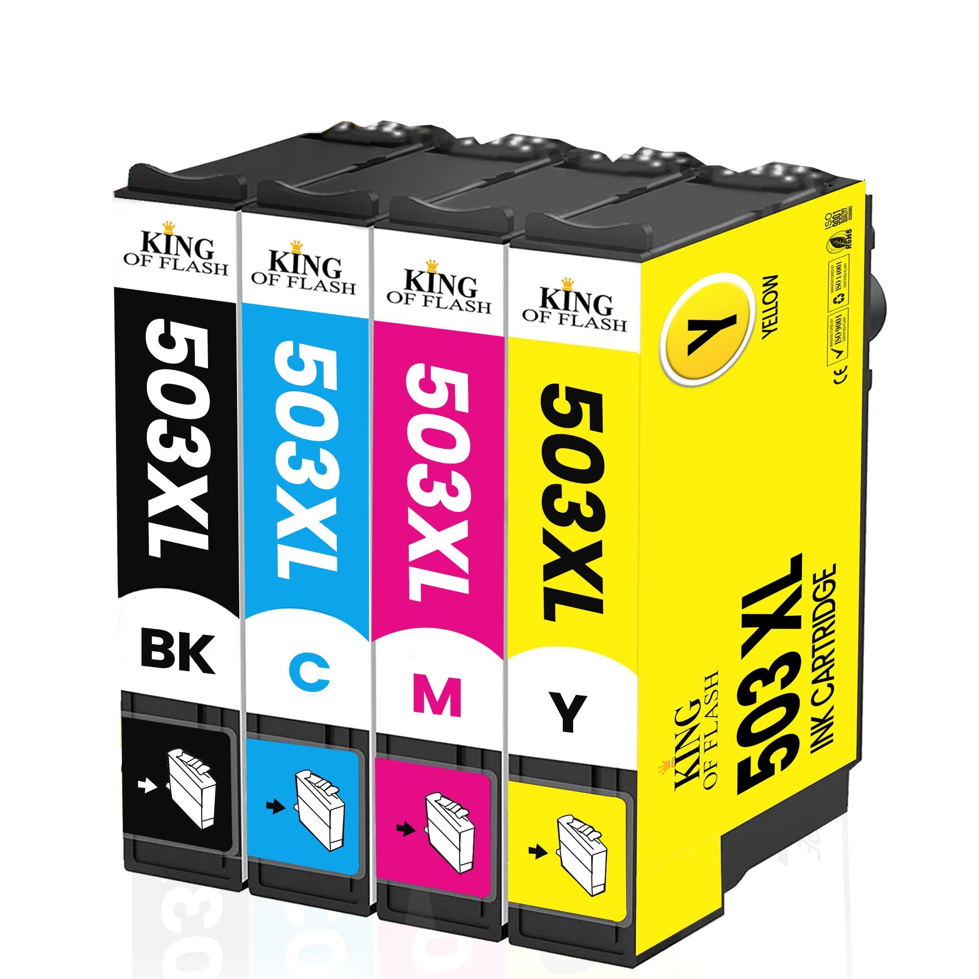 Compatible Epson 503xl Black Ink Cartridge Pack Of 4 — King Of Flash Uk 0246