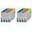 Compatible Epson T0445 Ink Cartridges 2xCyan 2xMagenta 2xYellow 2xBlack - Pack of 8 - 2 Set - King of Flash UK